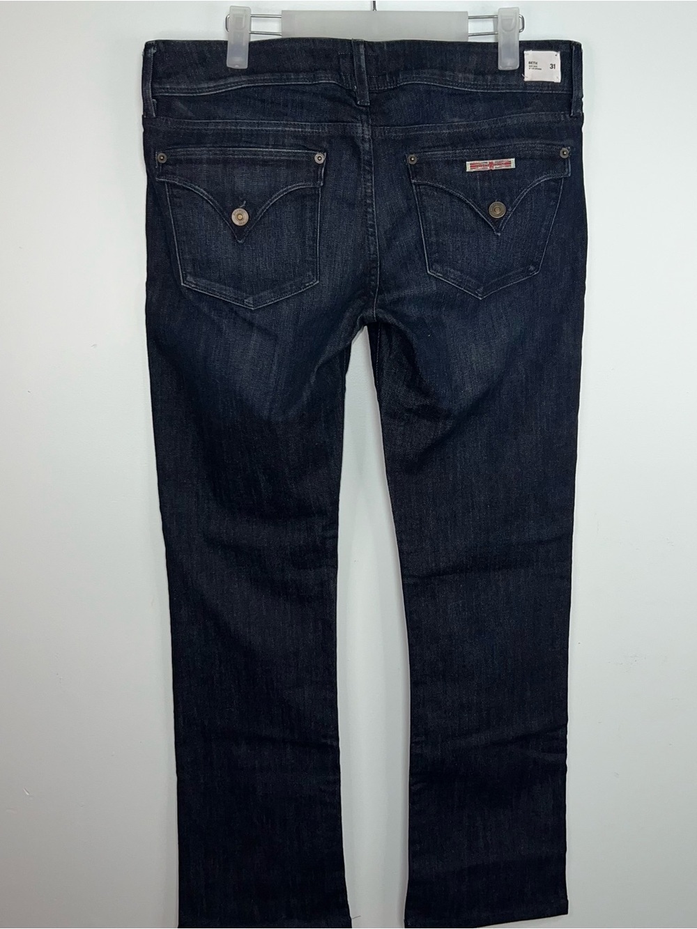 Hudson Beth Baby Boot Jeans Bootcut Dark Wash Denim Mid Rise Women’s Size 31 - Picture 7 of 16